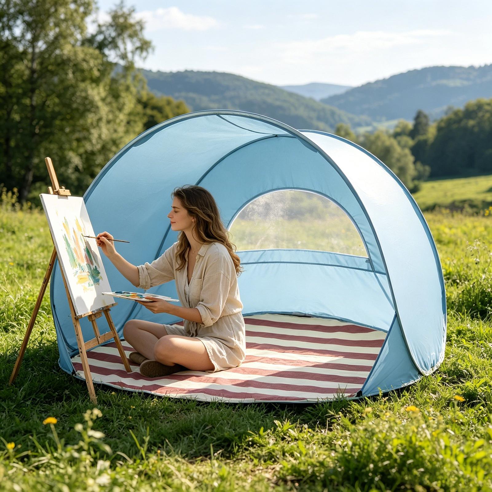 Beach Tent For Kids Lightweigh - Emergency Mylar Tent บทวิจารณ์และราคา