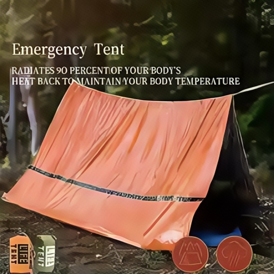 2-Person Emergency Survival Sh - Emergency Mylar Tent บทวิจารณ์และราคา