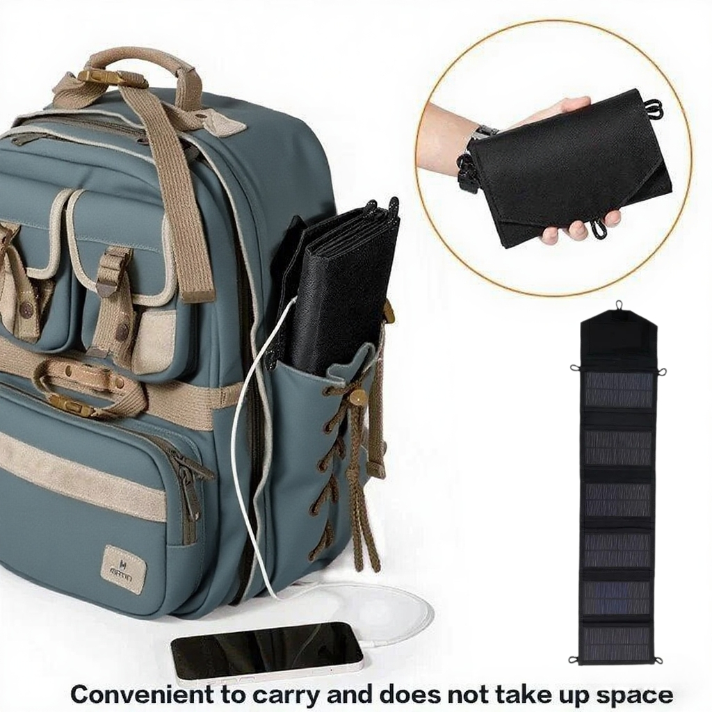Backpack Carry Portable Foldab - Solar Emergency Charger บทวิจารณ์และราคา