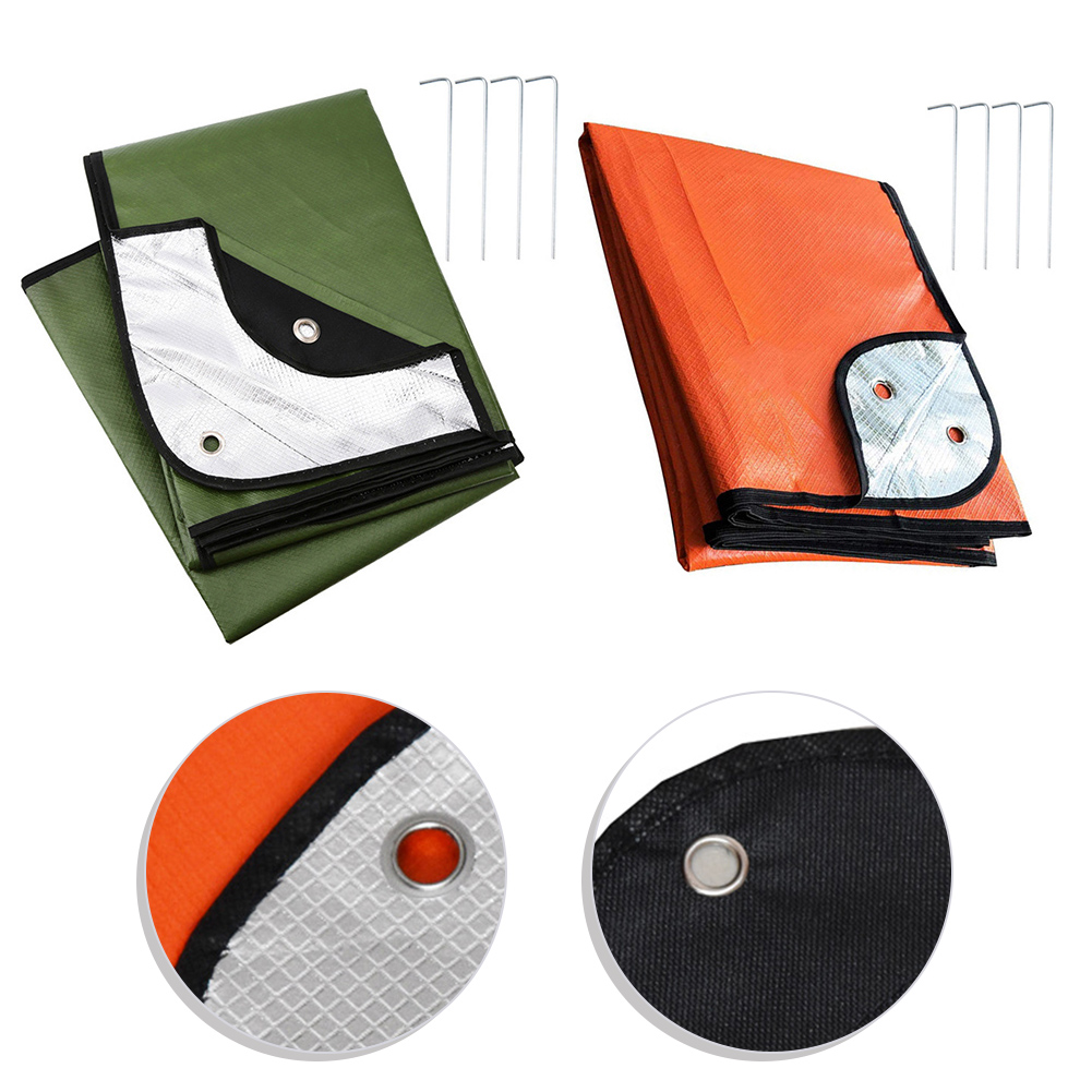 1pc Outdoor Camping Survival B - Survival Blanket Reflective บทวิจารณ์และราคา