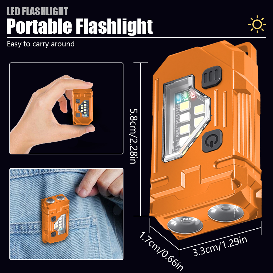 Mini Keychain EDC Flashlight R - Fishing Kit Compact บทวิจารณ์และราคา