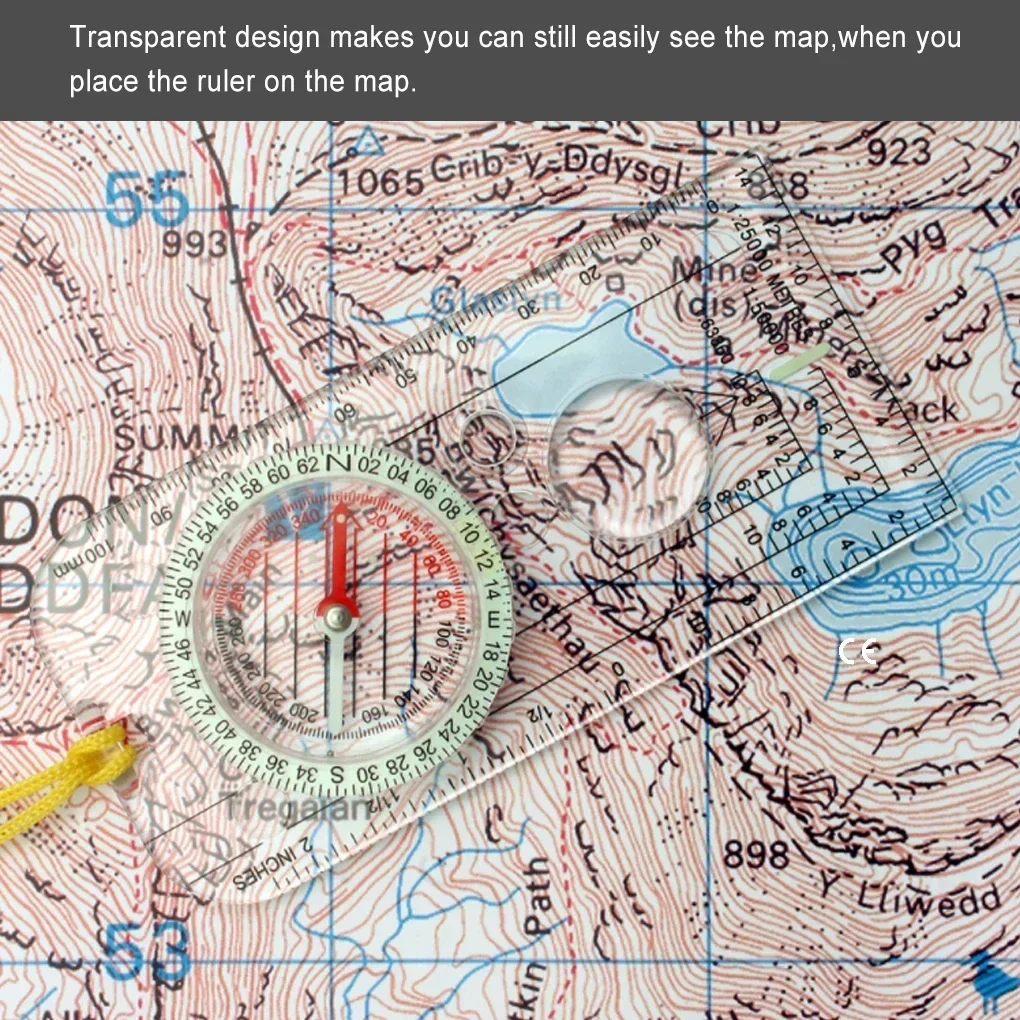Compass Navigation Map Ruler R - Compass Lensatic บทวิจารณ์และราคา