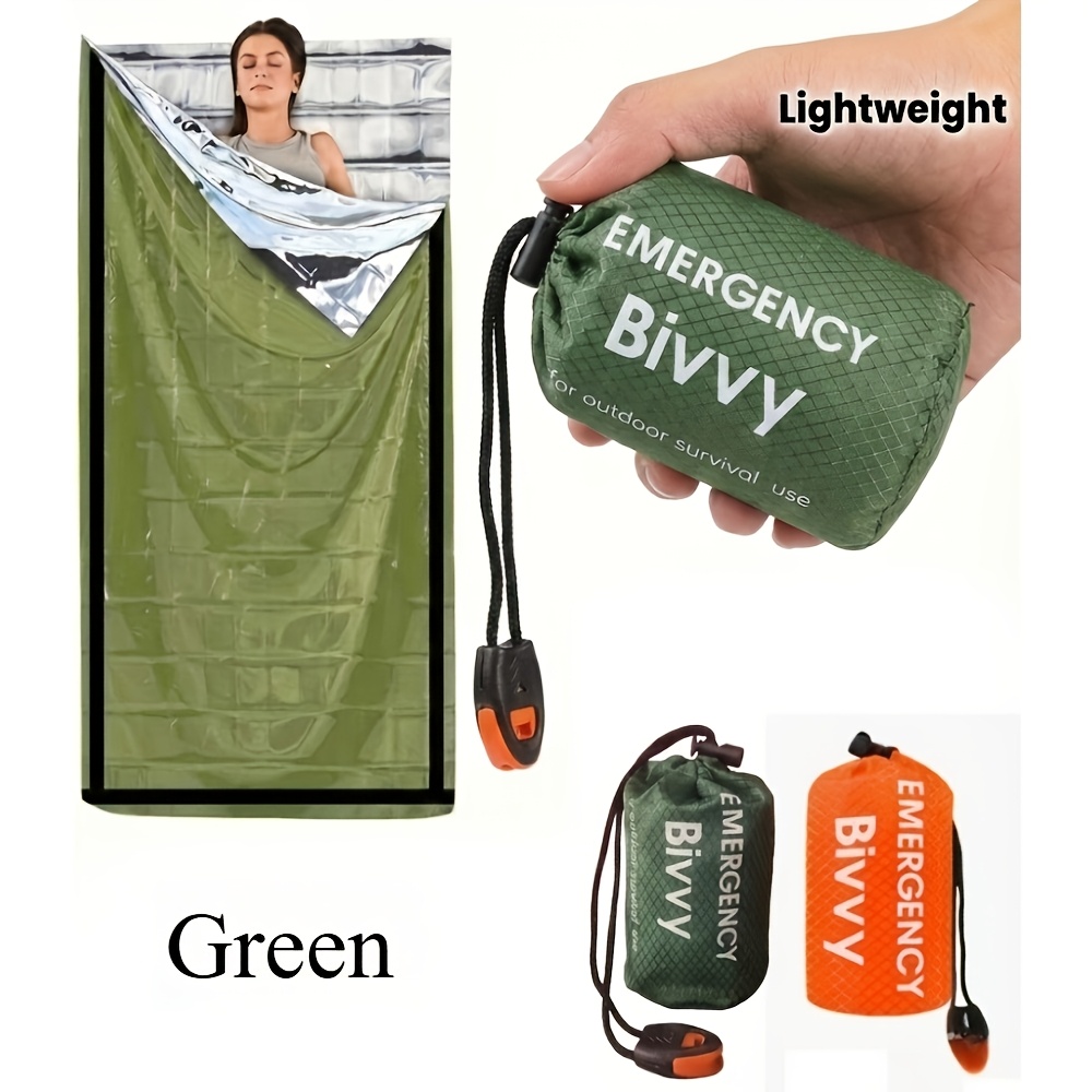3Pcs Emergency Sleeping Bag Ki - Bivy Bag Emergency บทวิจารณ์และราคา