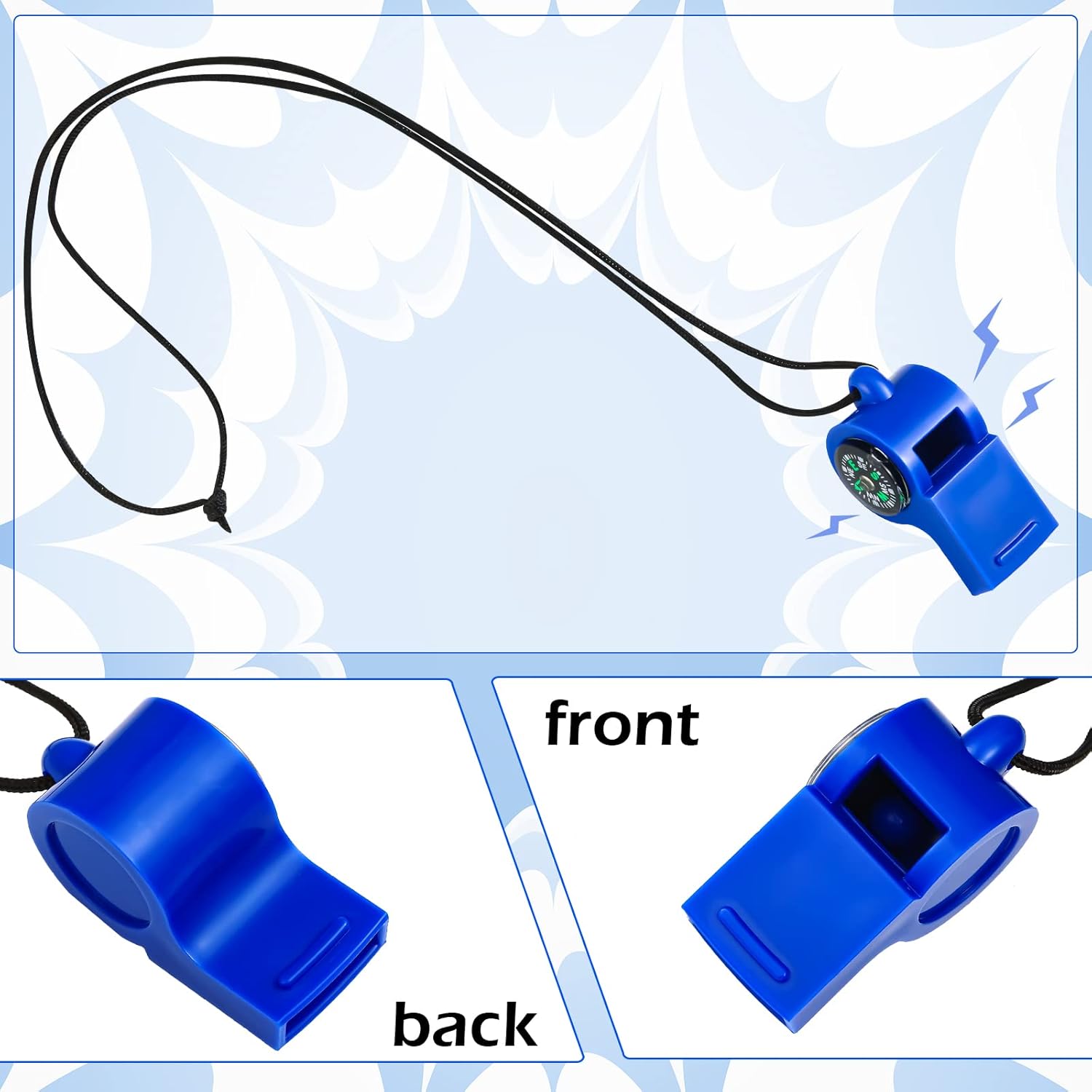 7 Pack 2-in-1 Whistle Compass  - Emergency Whistle Loud บทวิจารณ์และราคา