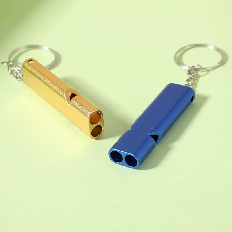 1/2Pcs Random Color Single/Dou - Emergency Whistle Loud บทวิจารณ์และราคา