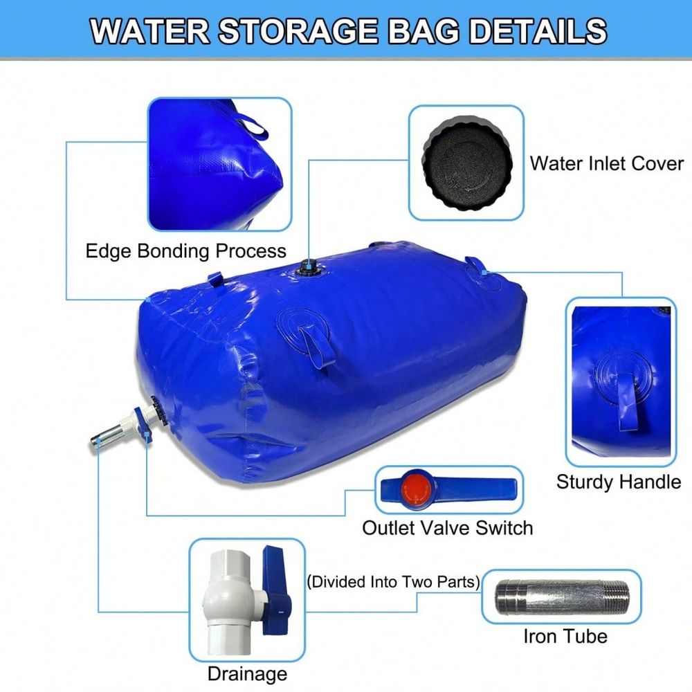Large Collapsible Water Tank F - Water Bag Collapsible บทวิจารณ์และราคา