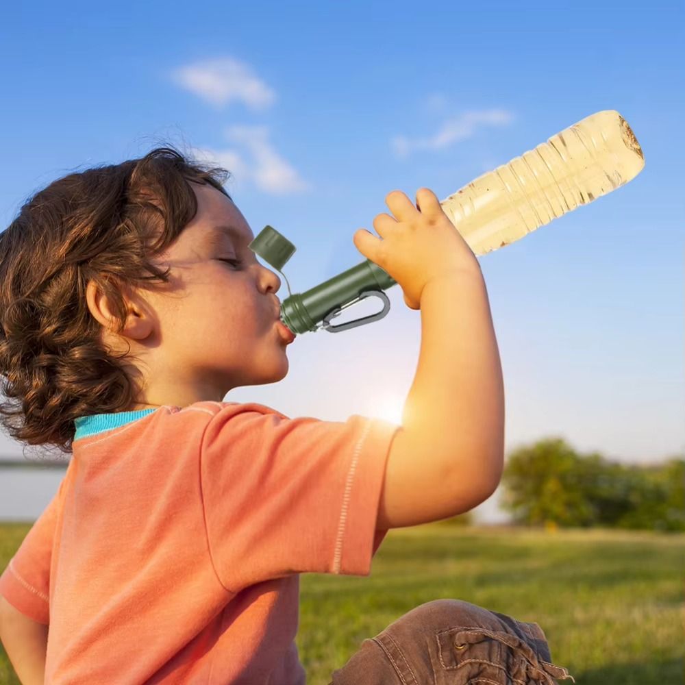 Mini Mini Water Filter Straw S - Water Purification Straw บทวิจารณ์และราคา