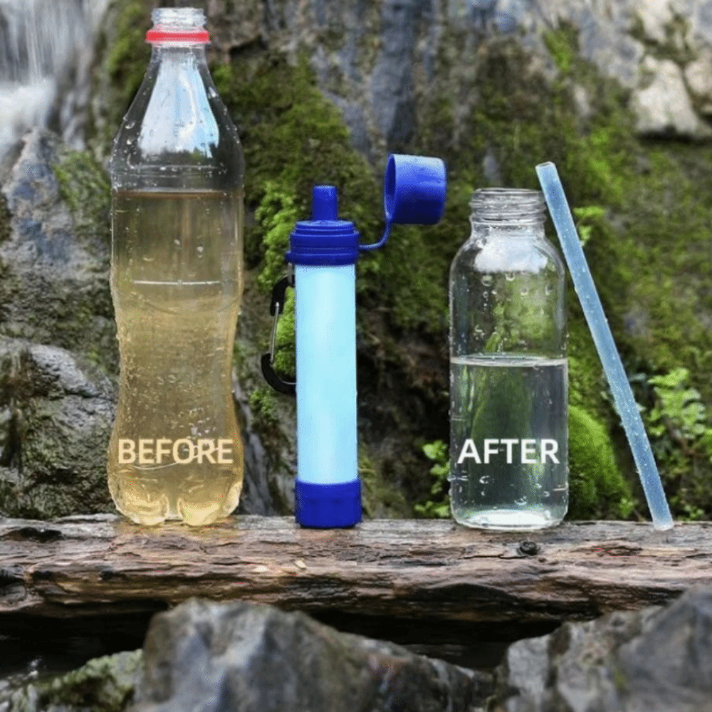 Mini Mini Water Filter Straw S - Water Purification Straw บทวิจารณ์และราคา
