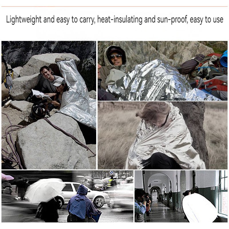 Outdoor emergency blanket port - Survival Blanket Reflective บทวิจารณ์และราคา