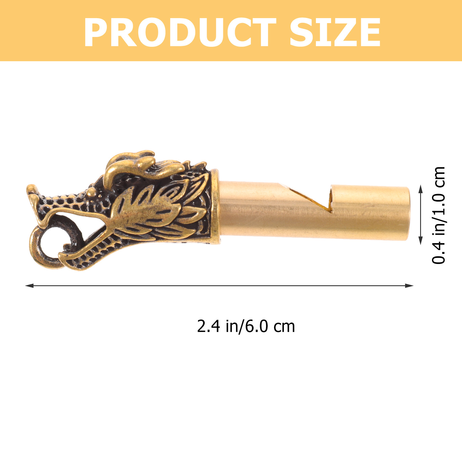 Delicate Brass Whistle Keychai - Emergency Whistle Loud บทวิจารณ์และราคา