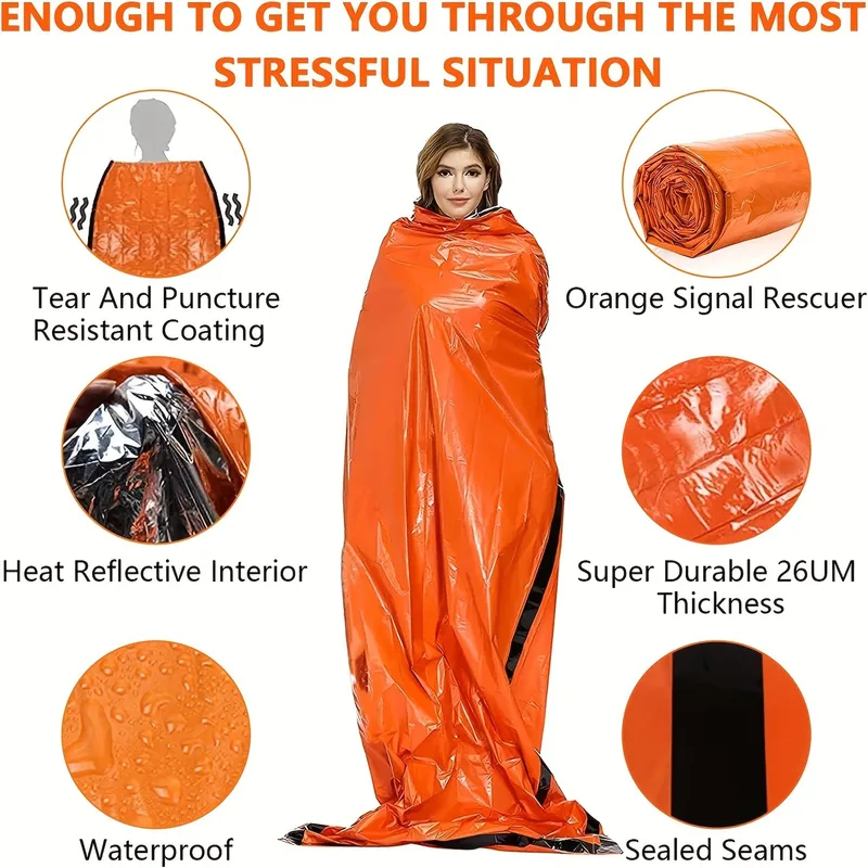 Portable Waterproof Emergency  - Emergency Mylar Tent บทวิจารณ์และราคา